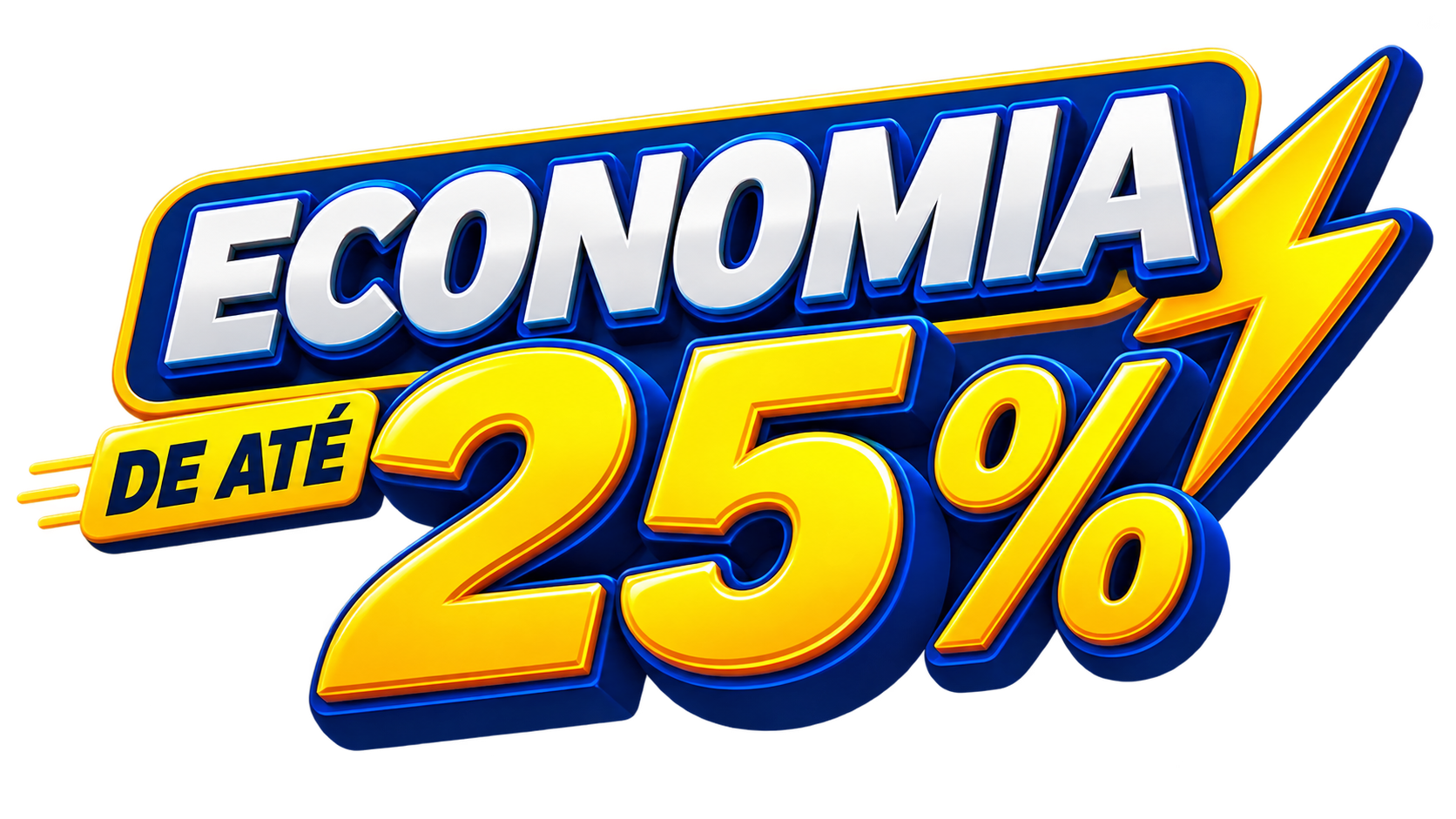 Economia de até 25%, sujeita à análise